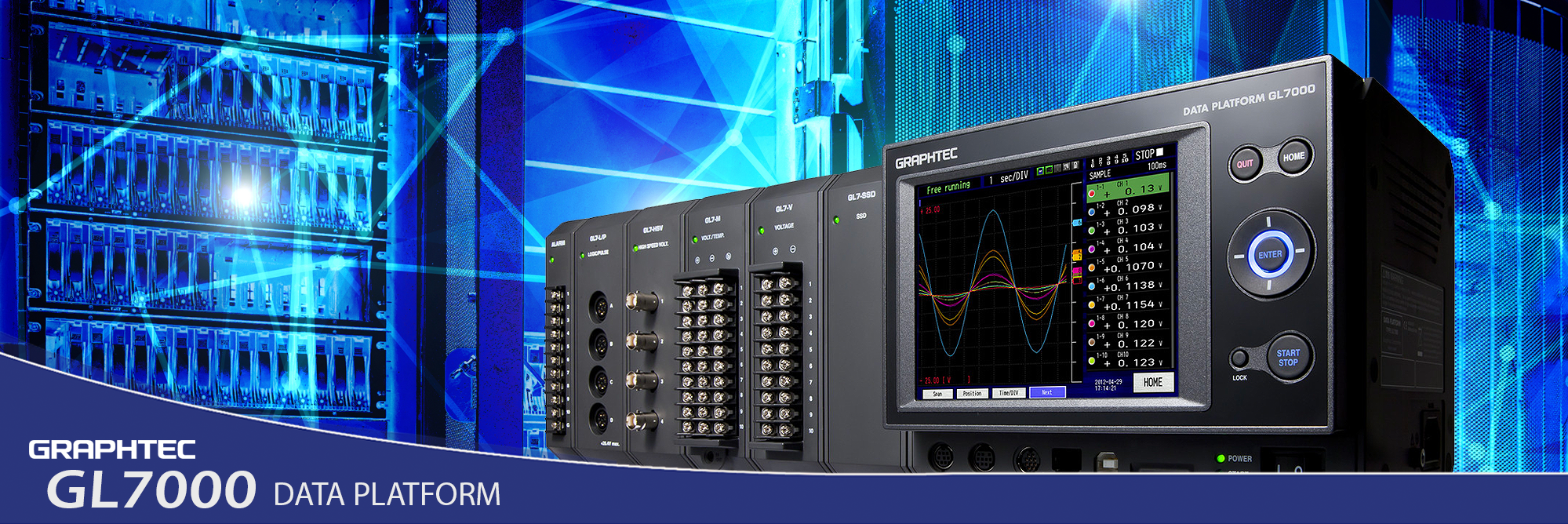 GL7000 Graphtec Data Logger