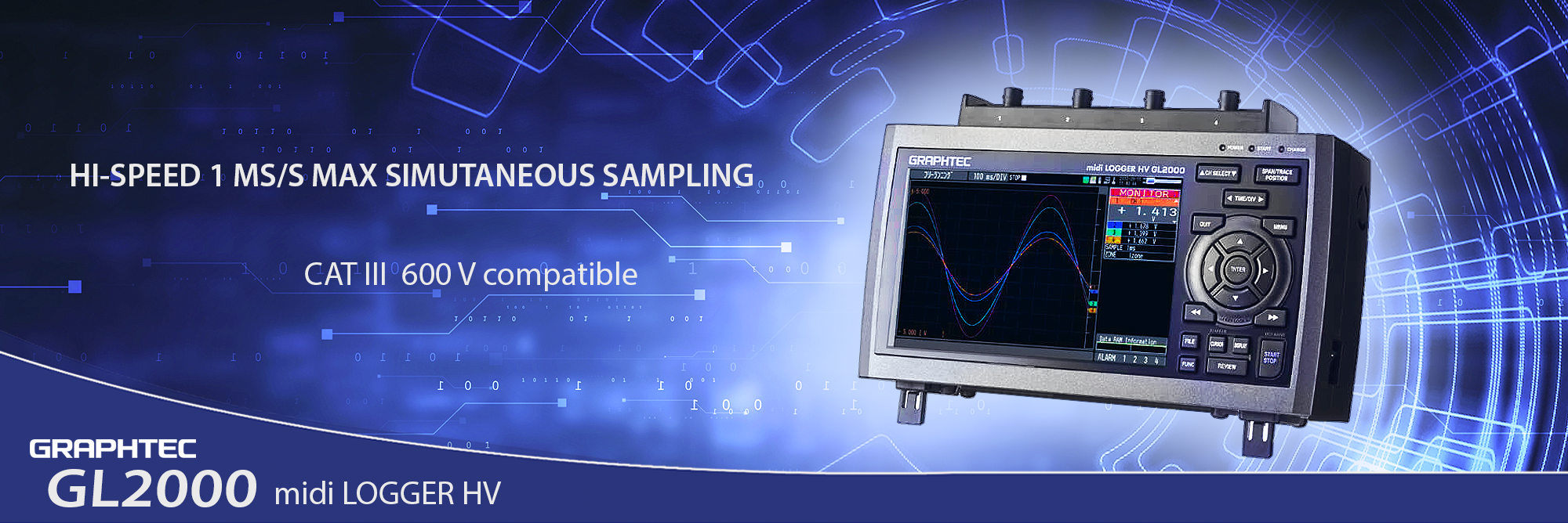 GL2000 Graphtec Data Logger