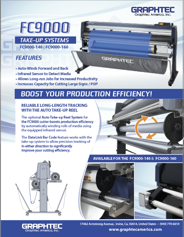 Graphtec Take-Up Brochure Graphtec Take-Up Brochure